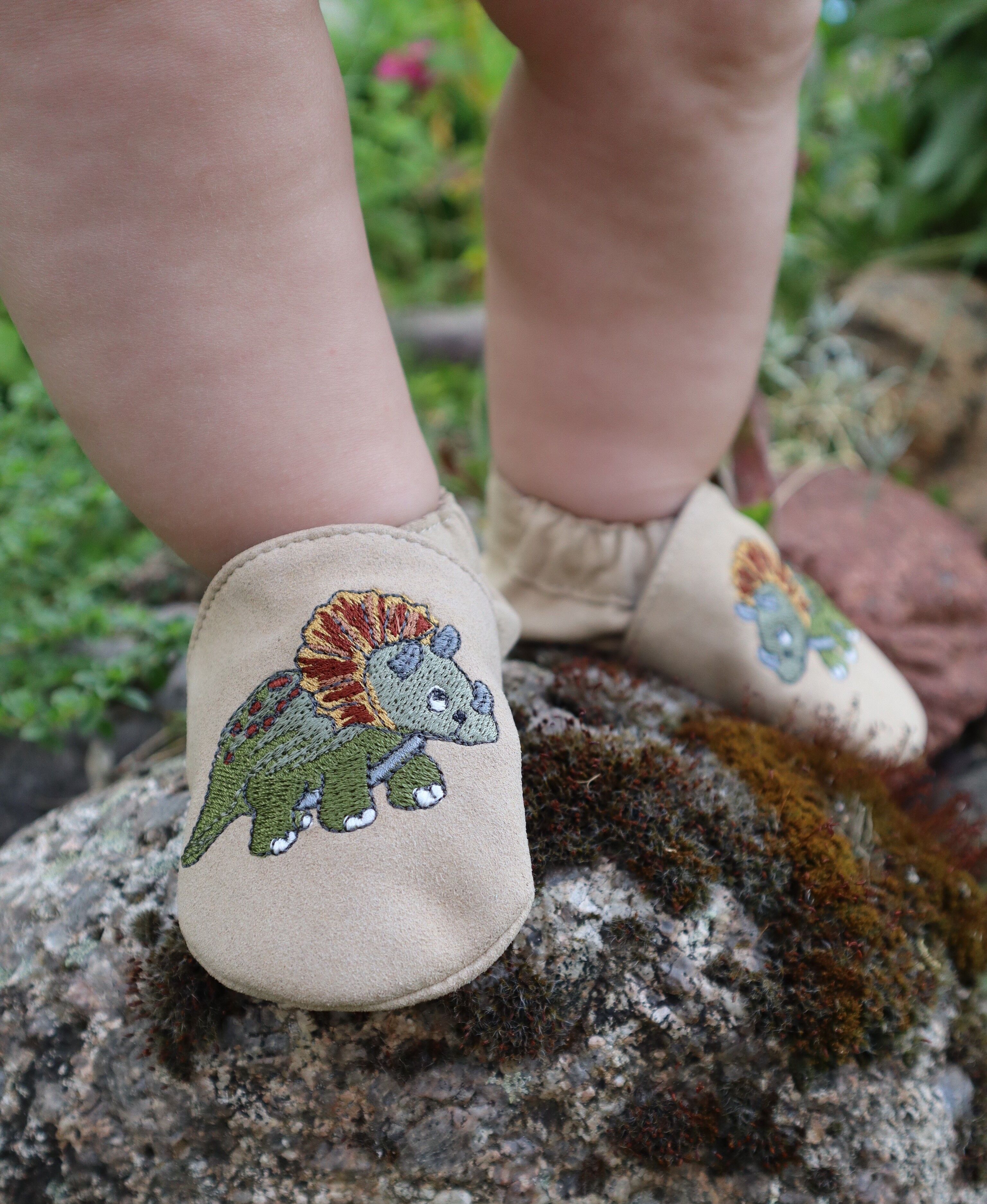 Kinderschuhe RecyStep Dino beige