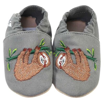 Crawling shoes RecyStep sloth gray