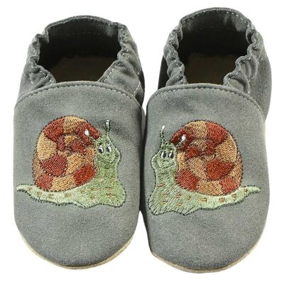 Chaussures d'éveil RecyStep gris escargot