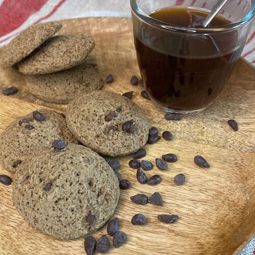 NOUVEAUTE 2024 _ Biscuits Bio Café Pépites de Chocolat - VRAC  en poche de 3 KG