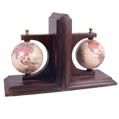 Globe Bookend Pair Gift