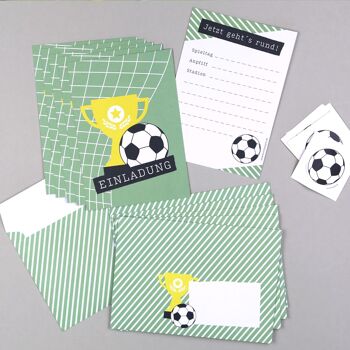 Kit d'invitation football Kylian 2