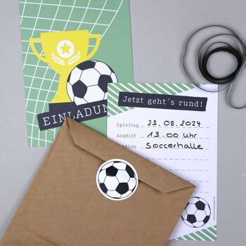 Kit d'invitation football Kylian 3