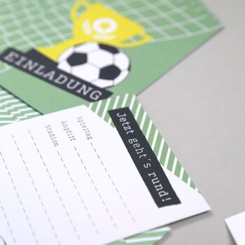 Kit d'invitation football Kylian 4