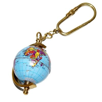 Porte-clés globe terrestre