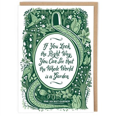 Secret Garden Greeting Card