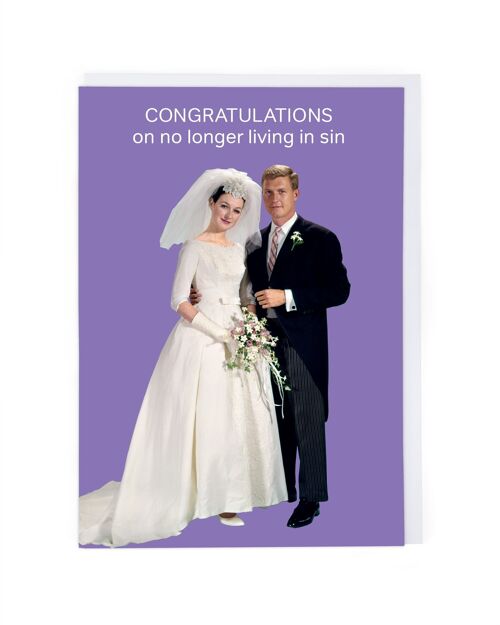 Living in Sin Wedding Card
