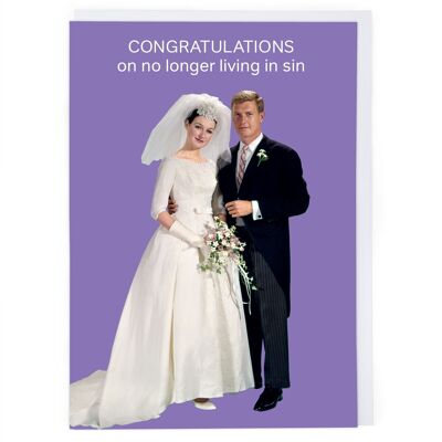 Living in Sin Wedding Card