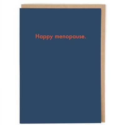Biglietto di auguri di buon compleanno per la menopausa