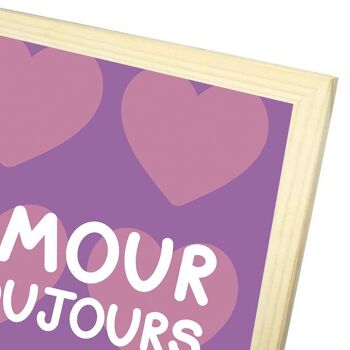 Amours toujours- affiche - illustration - fait main en france 7