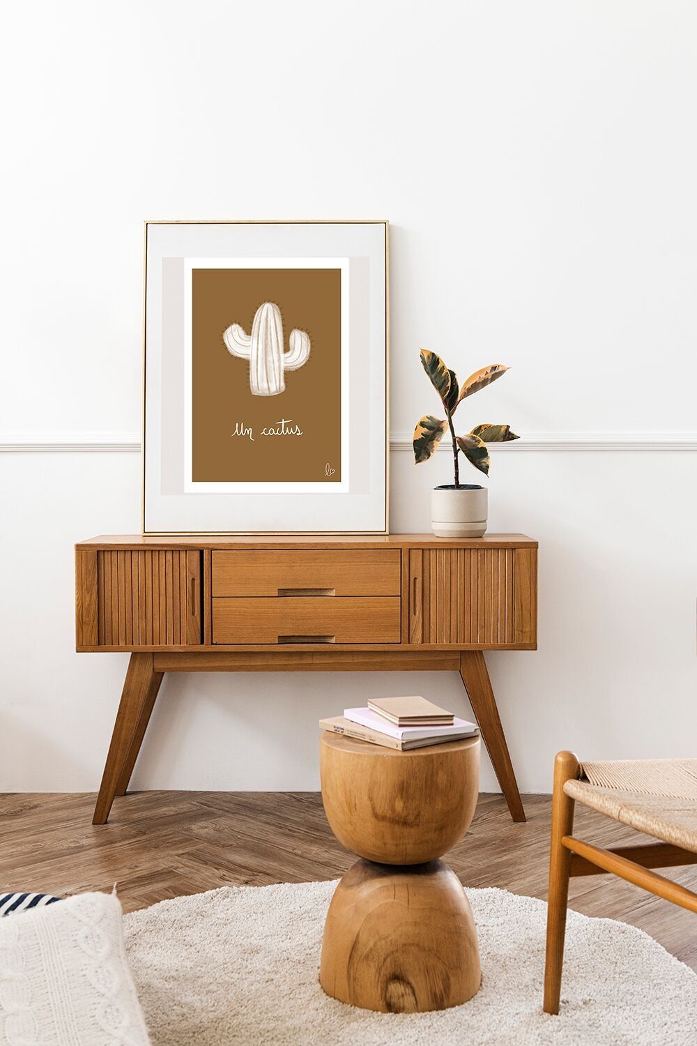 Cactus - illustrazione - poster - bambini - casa - stile di vita - prodotto in Francia
