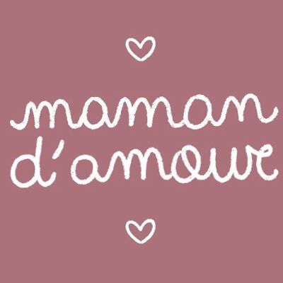 Mutter der Liebe – Muttertagskarte – Geburtstagskarte – handgefertigt in Frankreich