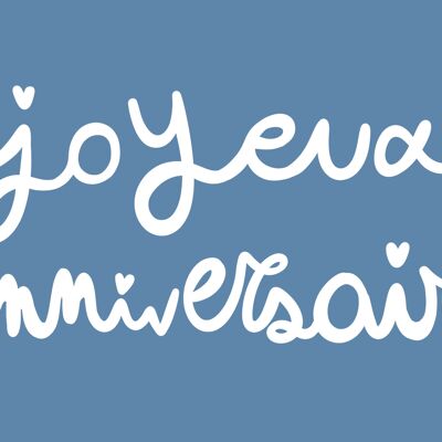Alles Gute zum Geburtstag ! - Geburtstagskarte - handgefertigt in Frankreich