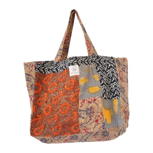 Cabas en kantha N°351