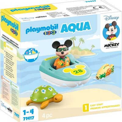 Playmobil 71417-1.2.3 Mickey y barco