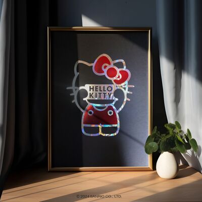 Affiche Hello Kitty - Sign holographique