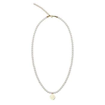 Collier de perles-Or Pl.-Mandala de chance 1