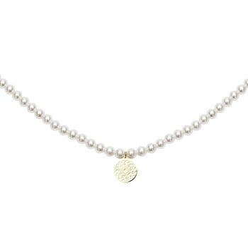 Collier de perles-Or Pl.-Mandala de chance 3