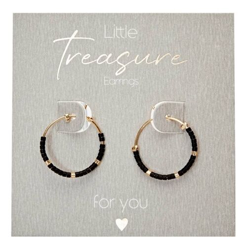 Earring-"Little Treasure"-Black