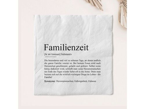 Serviette FAMILIENZEIT Definition