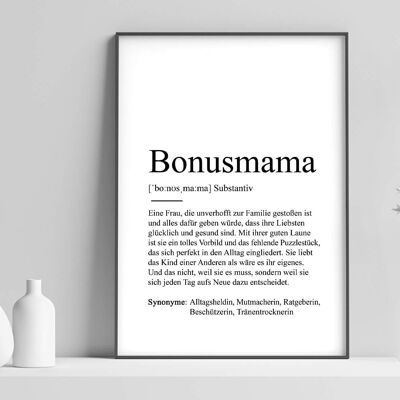 Poster BONUS MAMMA Definizione