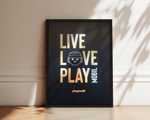 Affiche Playmobil - LIVE LOVE PLAYMOBIL - Head