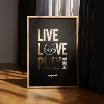 Affiche Playmobil - LIVE LOVE PLAYMOBIL - Head 4