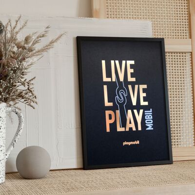 Playmobil-Poster - LIVE LOVE PLAYMOBIL - Hand