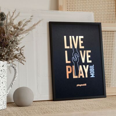 Poster Playmobil - LIVE LOVE PLAYMOBIL - Mano