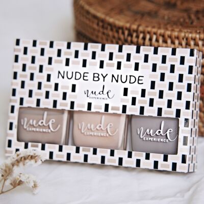 Box of 3 varnishes - NUDE BY NUDE