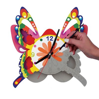 CLOCK 3D for construction and painting, gift, activity toy