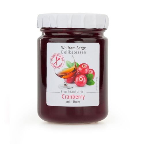 Cranberry-Fruchtaufstrich mit Rum