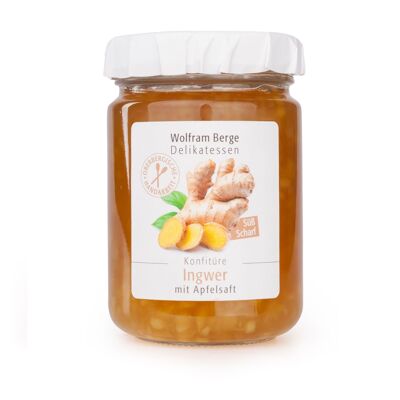 Ginger jam with apple juice