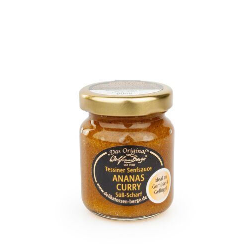 Original Tessiner Senfsauce Ananas Curry, 60ml