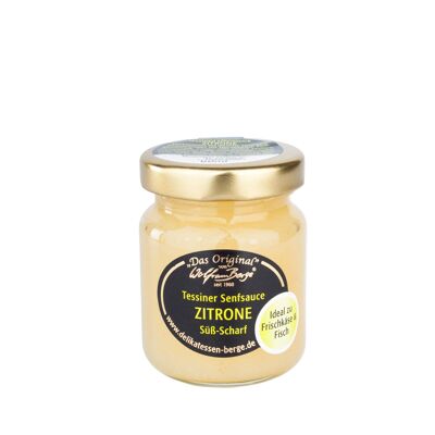 Sauce moutarde tessinoise originale citron, 60ml