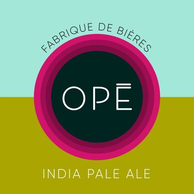 Opé India Pale Ale 75 cl - 5,8% alc.cuello