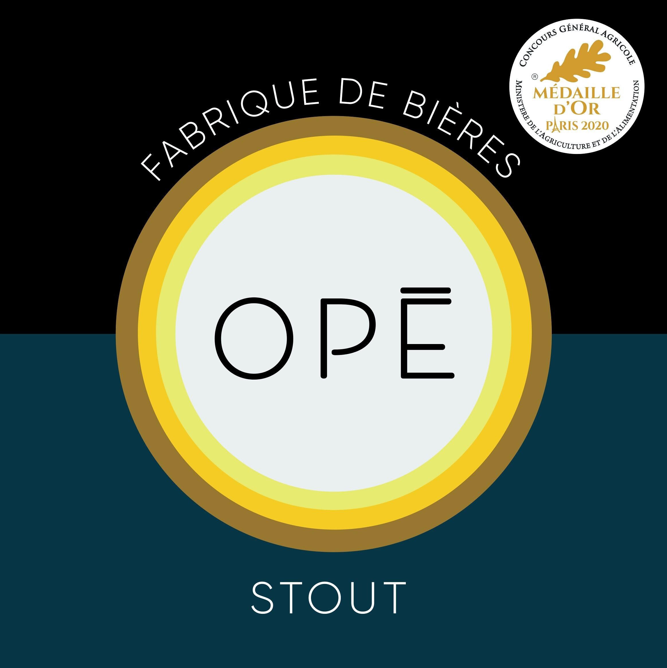 Opé Stout 75 cl - 5,9% alc.Vuelo