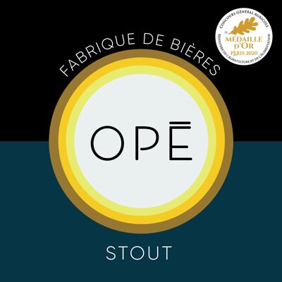 Opé Stout 75 cl – 5,9 % Alkohol.Flug