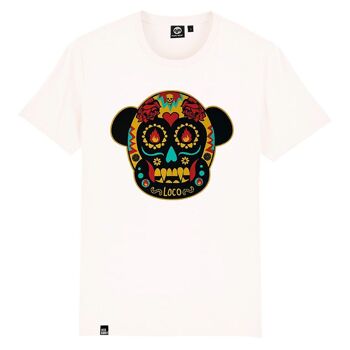 Loco Monky Loco MEXIQUE T-shirt couleur Vieux Blanc NUM wear 2