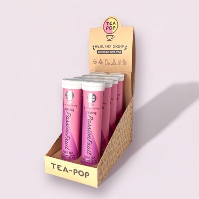 Tea-Pop PassionFruit, tè cristallizzato naturale al 100%.