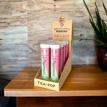 Tea-Pop à la menthe poivrée, thé cristallisé 100% naturel 3