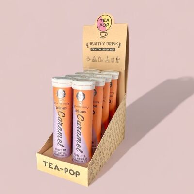 Tea-Pop Caramel, Thé Cristallisé 100% Naturel