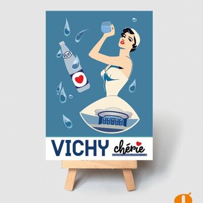 Carte Postale Vichy Chérie 3