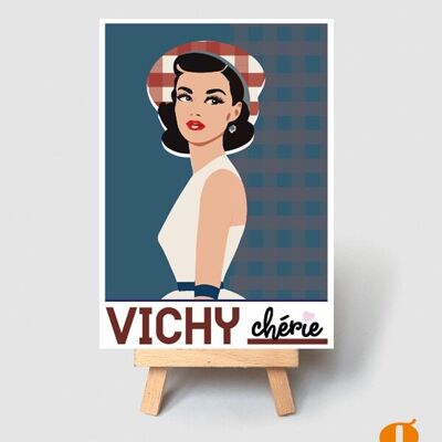 Carte Postale Vichy Chérie 4