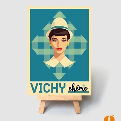 Carte Postale Vichy Chérie 5