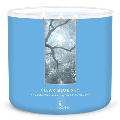 Bougie Goose Creek Candle® bleu clair ciel 411 grammes