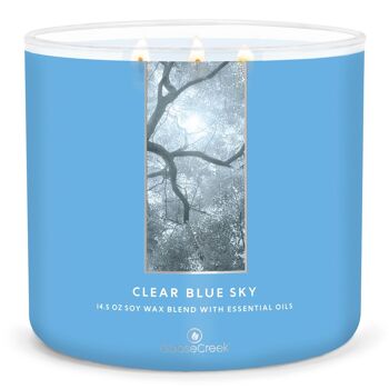 Bougie Goose Creek Candle® bleu clair ciel 411 grammes 1