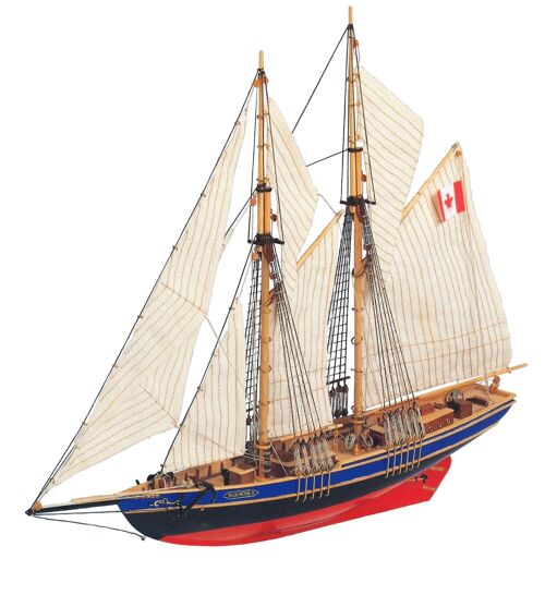 Modelbouw Schip Zeilschip Schoener 'Bluenose II' van hout