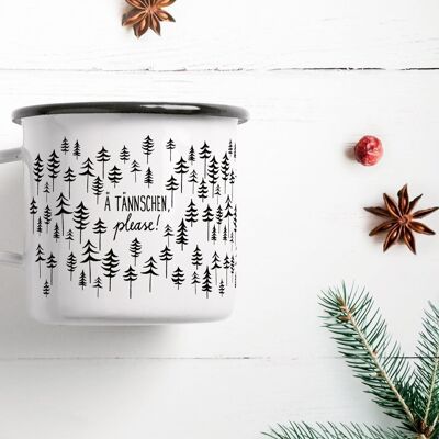 Cup made of enamel / Ä Tännschen