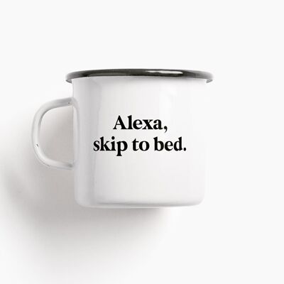 Taza esmaltada / Alexa